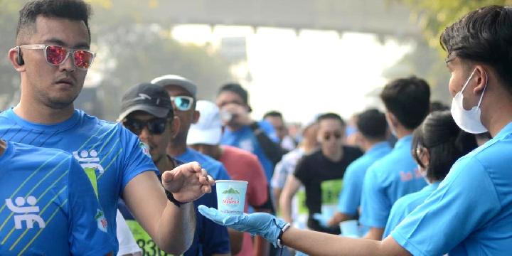 Le Minerale, Official Mineral Water di Jakarta Running Festival